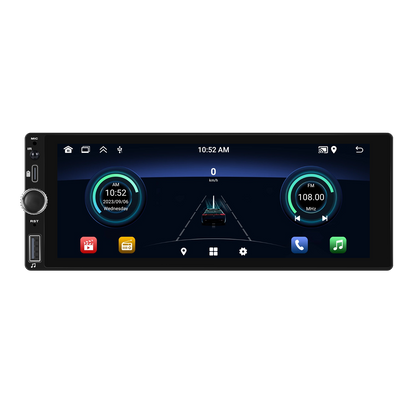 Universal 6.86″ Android Touch Screen | Wireless CarPlay & Android Auto | GPS | Bluetooth | WiFi | 2GB+64GB | Free Reverse Camera
