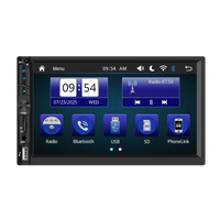 Blackbelt Audio A4143 | Double DIN Wireless CarPlay & Android Auto | 7" IPS