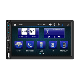 Blackbelt Audio A4143 | Double DIN Wireless CarPlay & Android Auto | 7" IPS