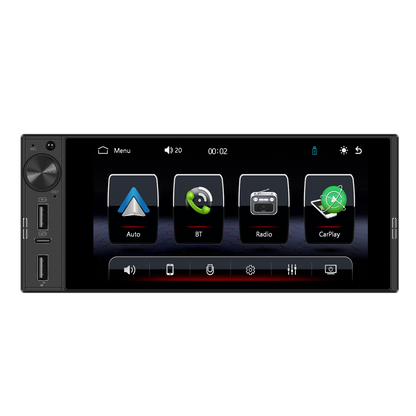 Blackbelt Audio A4309 | Single DIN Wireless CarPlay & Android Auto | 6" Incell 1440×720
