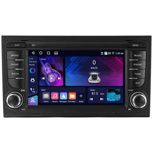 Audi A4 2002–2008 OEM Look | Android Radio | Physical Buttons | CarPlay | Blackbelt Audio SA