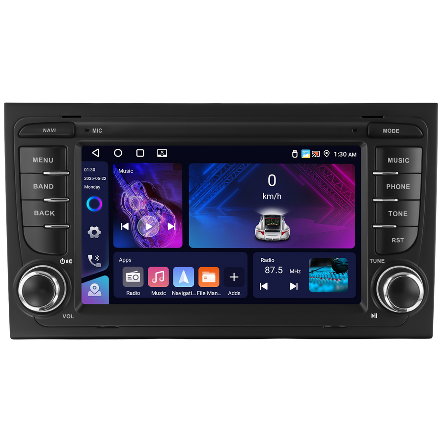 Audi A4 2002–2008 OEM Look | Android Radio | Physical Buttons | CarPlay | Blackbelt Audio SA