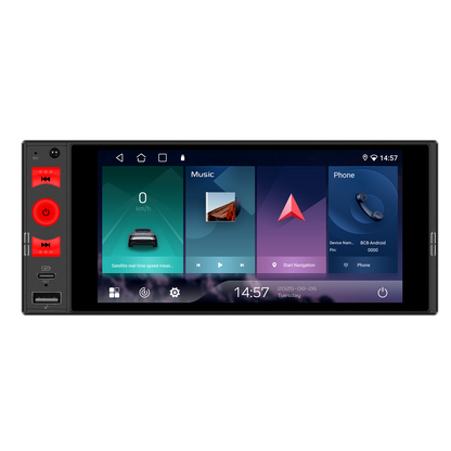 Blackbelt Audio A4420 | Single DIN Full Android 15 | 2GB RAM | 6" Incell 1440×720