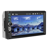 Blackbelt Audio A4433 | Double DIN Wireless CarPlay & Android Auto | 7" IPS SD Card