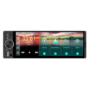 Blackbelt Audio A4476 | Single DIN Wireless CarPlay & Android Auto | 6.28" Incell