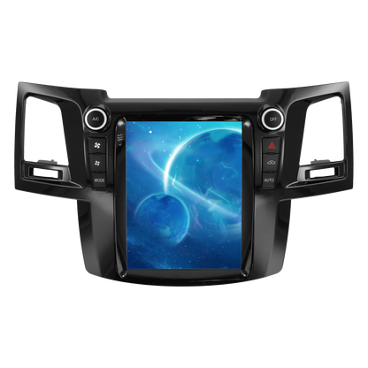 Toyota Hilux & Toyota Fortuner 2005-2014 Tesla Style | 9.7" Android Touch Screen Radio | Wireless CarPlay & Android Auto | GPS | Bluetooth | Wi-Fi