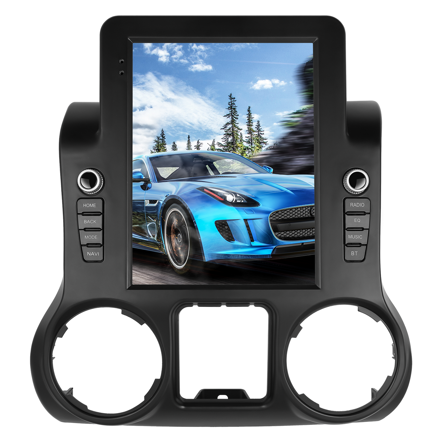 Jeep Wrangler 2010 – 2014 Tesla Style | 9.7" Android Touch Screen Radio | Wireless CarPlay & Android Auto | GPS | Bluetooth | Wi-Fi