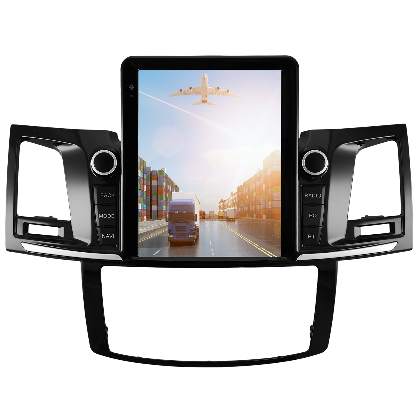 Toyota Hilux D4D 2005-2014 Tesla Style | 9.7" Android Touch Screen Radio | Wireless CarPlay & Android Auto | GPS | Bluetooth | Wi-Fi