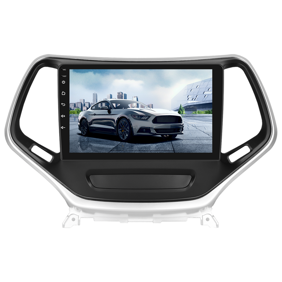 Jeep Cherokee 2015–2021 Android Radio | 4GB RAM | GPS + Wireless CarPlay | Blackbelt Audio SA
