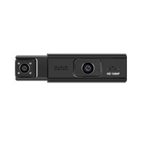 3.16” Dual Lens DVR Dash Cam | 1080P Front + Cabin Camera | WiFi + App | L5908