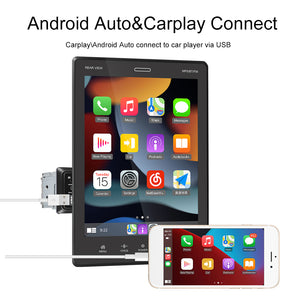 Universal | 9.5" Android Car Stereo | Wireless CarPlay & Android Auto | Bluetooth | FM/AM Radio | Steering Wheel Control | Free Reverse Camera Included