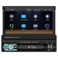 Blackbelt Audio A3221 | Single DIN Wireless CarPlay | 7" Flip-Out Folding Screen