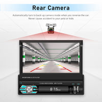 Blackbelt Audio A3221 | Single DIN Wireless CarPlay | 7" Flip-Out Folding Screen