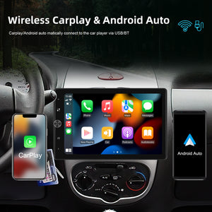 Universal Tesla-Style 10.4″ Rotating Screen | Wireless CarPlay & Android Auto | Bluetooth | FM Radio | EQ | Free Reverse Camera