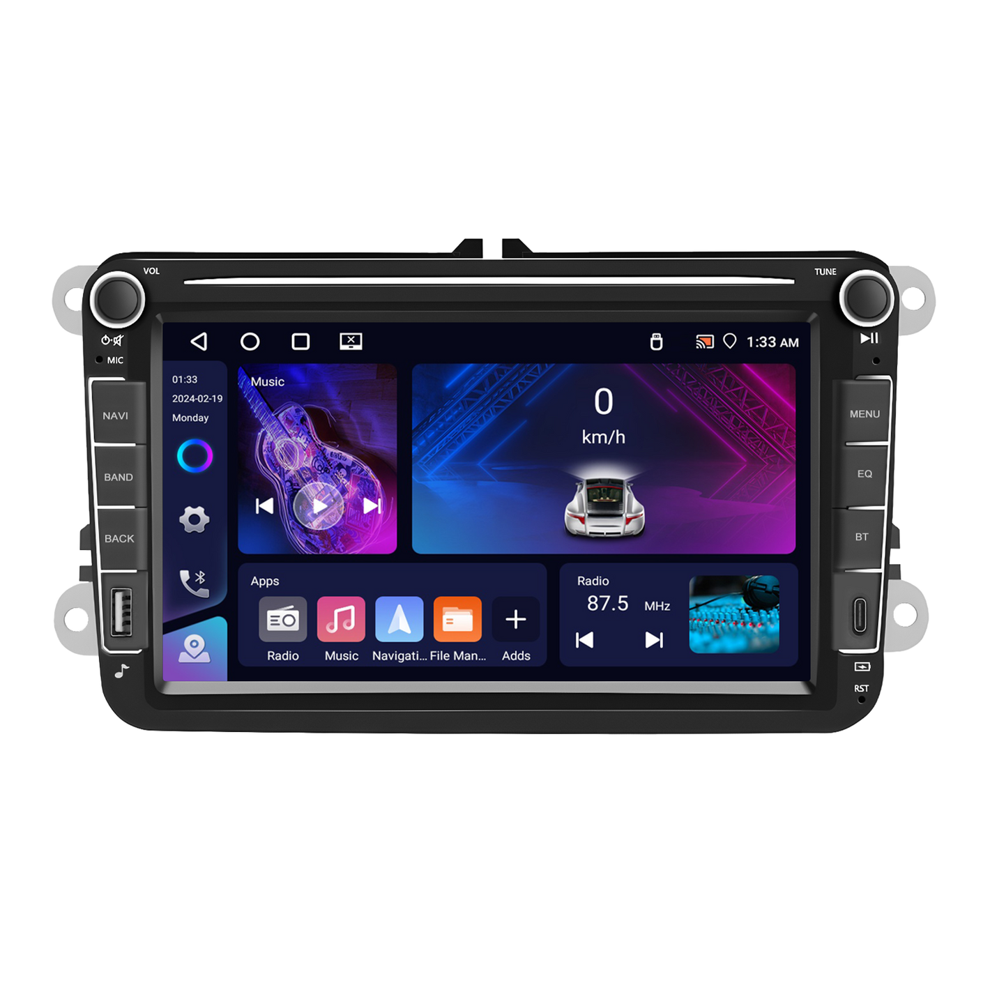 Volkswagen VW Golf Polo Jetta Passat Tiguan Amarok 8" Android Radio 2GB/64GB | Wireless CarPlay + Free Reverse Camera