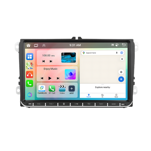 Volkswagen Universal | 7" Android Touch Screen Radio | Wireless CarPlay & Android Auto | GPS | Bluetooth | Wi-Fi