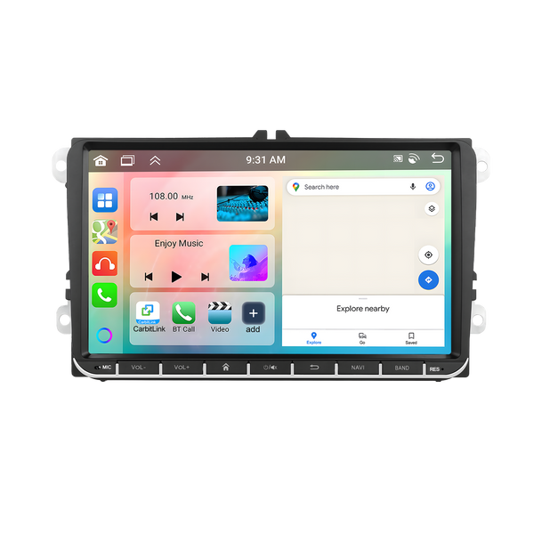 Volkswagen Universal | 7" Android Touch Screen Radio | Wireless CarPlay & Android Auto | GPS | Bluetooth | Wi-Fi