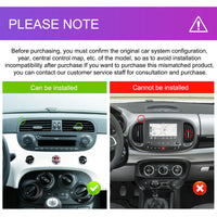 Fiat 500 2007–2015 OEM Android Radio | Physical Buttons | 4GB | CarPlay | Blackbelt Audio SA