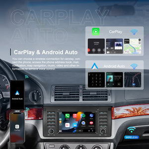 BMW 5 Series E39 & E53 OEM Look | 9" Android Touch Screen Radio | Wireless CarPlay & Android Auto | GPS | Bluetooth | Wi-Fi