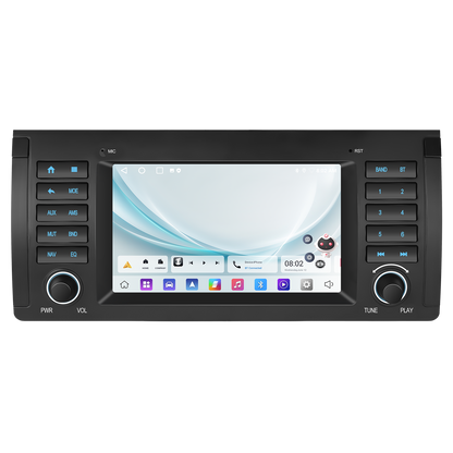 BMW 5 Series E39 & E53 OEM Look | 9" Android Touch Screen Radio | Wireless CarPlay & Android Auto | GPS | Bluetooth | Wi-Fi