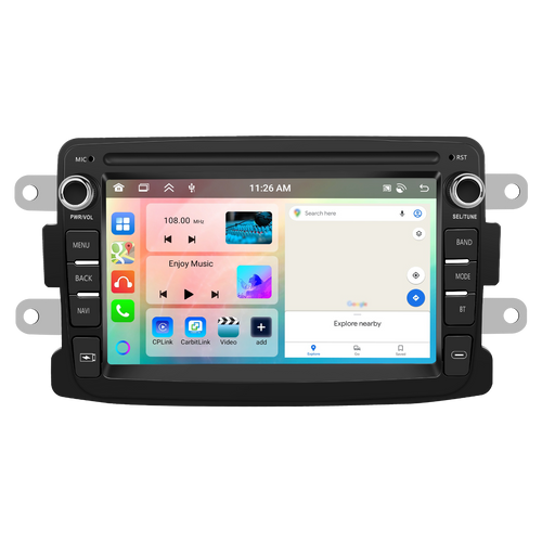 Renault Universal OEM Look | 9" Android Touch Screen Radio | Wireless CarPlay & Android Auto | GPS | Bluetooth | Wi-Fi