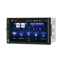 Blackbelt Audio A4143 | Double DIN Wireless CarPlay & Android Auto | 7" IPS