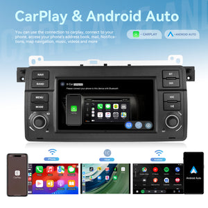 BMW 3 Series E46 1999-2005 OEM Look | 9" Android Touch Screen Radio | Wireless CarPlay & Android Auto | GPS | Bluetooth | Wi-Fi