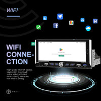 Blackbelt Audio A4341 | Single DIN Full Android 15 | 2GB RAM | 6.9" IPS + DSP