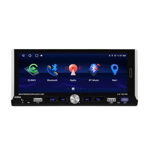 Blackbelt Audio A4341 | Single DIN Full Android 15 | 2GB RAM | 6.9" IPS + DSP