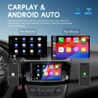 Blackbelt Audio A4355 | Double DIN Wireless CarPlay & Android Auto | 7" IPS SD Card