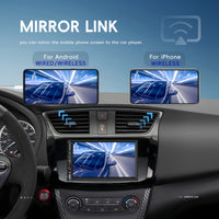 Blackbelt Audio A4355 | Double DIN Wireless CarPlay & Android Auto | 7" IPS SD Card