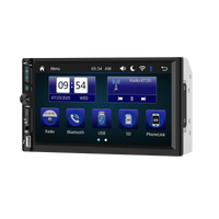 Blackbelt Audio A4355 | Double DIN Wireless CarPlay & Android Auto | 7" IPS SD Card