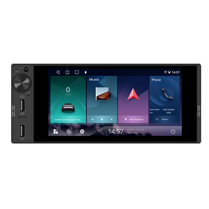 Blackbelt Audio A4419 | Single DIN Full Android 15 | 4GB RAM | 6" Incell + AI DSP