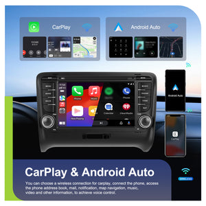 Audi TT 2006-2014 OEM Look | 9" Android Touch Screen Radio | Wireless CarPlay & Android Auto | GPS | Bluetooth | Wi-Fi