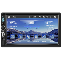 Blackbelt Audio A4433 | Double DIN Wireless CarPlay & Android Auto | 7" IPS SD Card