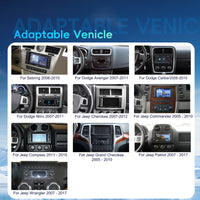 JEEP Wrangler (2009–2018) OEM Look | 9" Android Touch Screen Radio | Wireless CarPlay & Android Auto | GPS | Bluetooth | Wi-Fi