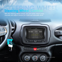 Jeep Renegade (2016–2020) OEM Look | 9" Android Touch Screen Radio | Wireless CarPlay & Android Auto | GPS | Bluetooth | Wi-Fi