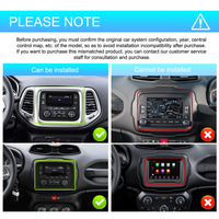 Jeep Renegade (2016–2020) OEM Look | 9" Android Touch Screen Radio | Wireless CarPlay & Android Auto | GPS | Bluetooth | Wi-Fi