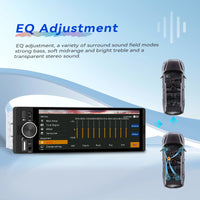 Blackbelt Audio A4476 | Single DIN Wireless CarPlay & Android Auto | 6.28" Incell