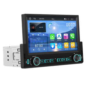 Blackbelt Audio A4477 | Single DIN Wireless CarPlay & Android Auto | 7" Incell