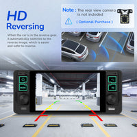Blackbelt Audio A4487 | Single DIN Wireless CarPlay & Android Auto | 5.1" IPS