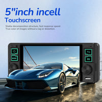 Blackbelt Audio A4487 | Single DIN Wireless CarPlay & Android Auto | 5.1" IPS