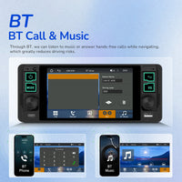 Blackbelt Audio A4487 | Single DIN Wireless CarPlay & Android Auto | 5.1" IPS
