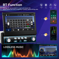 Blackbelt Audio A4594 | Single DIN Wireless CarPlay & Android Auto | 7" IPS