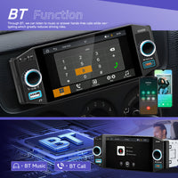 Blackbelt Audio A4612 | Single DIN Wireless CarPlay & Android Auto | 5" IPS