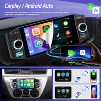 Blackbelt Audio A4612 | Single DIN Wireless CarPlay & Android Auto | 5" IPS