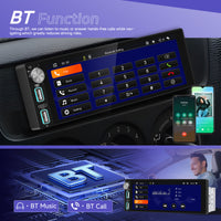 Blackbelt Audio A4613 | Single DIN Wireless CarPlay & Android Auto | 6.9" IPS