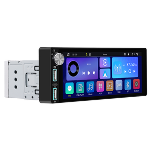 Blackbelt Audio A4613 | Single DIN Wireless CarPlay & Android Auto | 6.9" IPS
