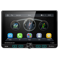 Blackbelt Audio A4635 | Single DIN Wireless CarPlay & Android Auto | 7" IPS