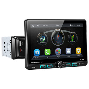 Blackbelt Audio A4635 | Single DIN Wireless CarPlay & Android Auto | 7" IPS